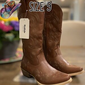 🌸Cowboy Boots Ladies 9 NWT